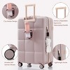 Luggage Sets with USB Port and Cup Holder, Expandable Spinner Suitcase for Travel, 4 Piece Set – Cuddlewood - 2 of 4
