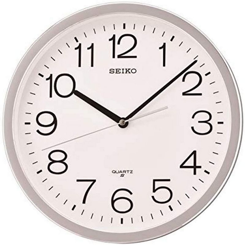 Seiko 12" Office Classic Numbered Step Wall Clock, 1 of 5
