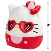 Squishmallows Hello Kitty with Red Glasses 14-Inch Plush - Sanrio Stuffed Animal Large Plush Toy, Official Jazwares - Gift for Kids, Girls & Boys - 2 of 4