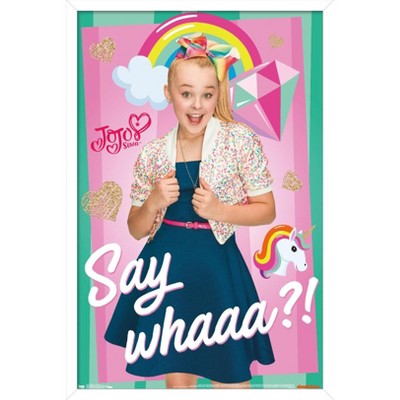 Trends International JoJo Siwa - Say Whaa Framed Wall Poster Prints
