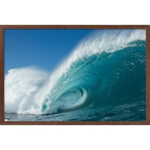 Trends International Surfing - Rolling Wave Framed Wall Poster Prints - 1 of 4