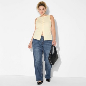 Women's Mid-Rise Straight Curvy Jeans - Wild Fable™ - 1 of 3