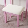 ROOMTEC Makeup Vanity Table and Stool Set - 2 of 4