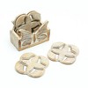 Vynxaria Elegant Wood Trivets - 4-Piece Set, Surface Protectors - 3 of 4