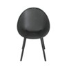 VisioGear Gable Dining Chair, 2-Piece Patio Chairs for Garden, Balcony, Black, 23.23"*23.23"*32.68" - 4 of 4