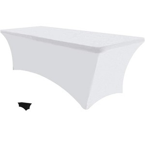 KOVOT 6ft Fitted Premium Rectangular Spandex Stretchable Tablecloth - 1 of 4