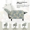 TinyHomie 275 Push Back Recliner Chair Upholstered Recliner Armchair - 4 of 4