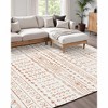 VEVOR Area Rug, 6 x 9 ft Large Washable Rug, Non-Slip and Tear-Resistant Soft Carpet, Pet Friendly Modern Area Rugs, Indoor Mat for Bedroom,  Beige - 3 of 4