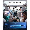 Itopfox 5-in-1 Retractable Car Charger with 84W Fast Charging Cables, Compatible with iPhone 17/16/15/14/13/12/11, Galaxy, Pixel Ultra-Compact Design - 3 of 4