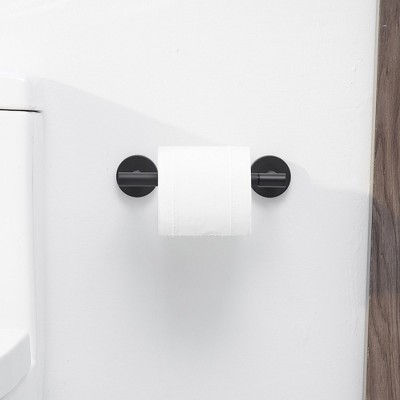 Matte Black Stainless Steel Wall Mounted Toilet Paper Holder