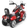 Costway 3 Wheel Kids Ride On Motorcycle 6V Battery Powered Electric Toy Blue/Pink/White/Red - 4 of 4