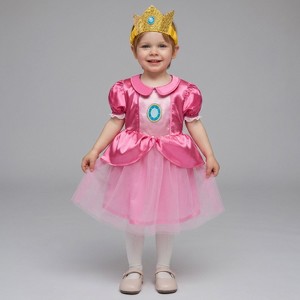 baby princess dress 12/18 Months Girl Infant Disney and the Frog Tiana Halloween Costume 4 Years (110cm) 60 23.62 58 22.83 61 24.02 4 Pink Princess Baby Dress for