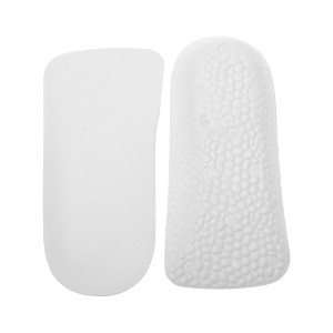Unique Bargains Height Increase Shoe Inserts One Size Fits All White Gray 1 Pair - 1 of 4