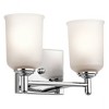 Kichler Lighting Shailene 2 - Light Vanity in  Chrome - 2 of 3