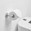 BWE Single Post Toilet Paper Holder Wall Mounted in Brushed Nickel - 4 of 4