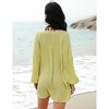 Clearlove Women Swimsuit Coverup Shirt Dress Button Down Cover Up Beachwear - 4 of 4