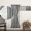 Buffalo Black Check Door Panel 72x40 VHC Brands - 2 of 4