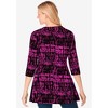 Woman Within Plus Size Tie-Dye Smocked Square-Neck Tunic - 3 of 4