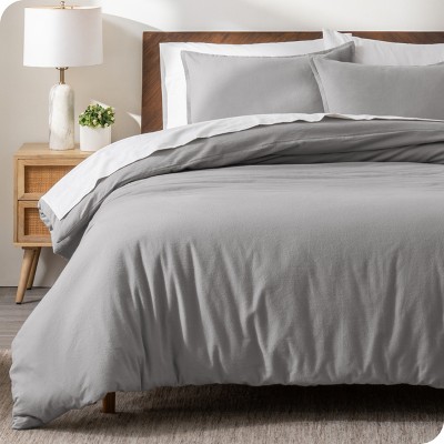 Cotton Flannel Duvet Cover & Sham Set by Bare Home