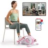 Sunny Health & Fitness Pink Smart Portable Magnetic Under Desk Elliptical - P2420 - 2 of 4