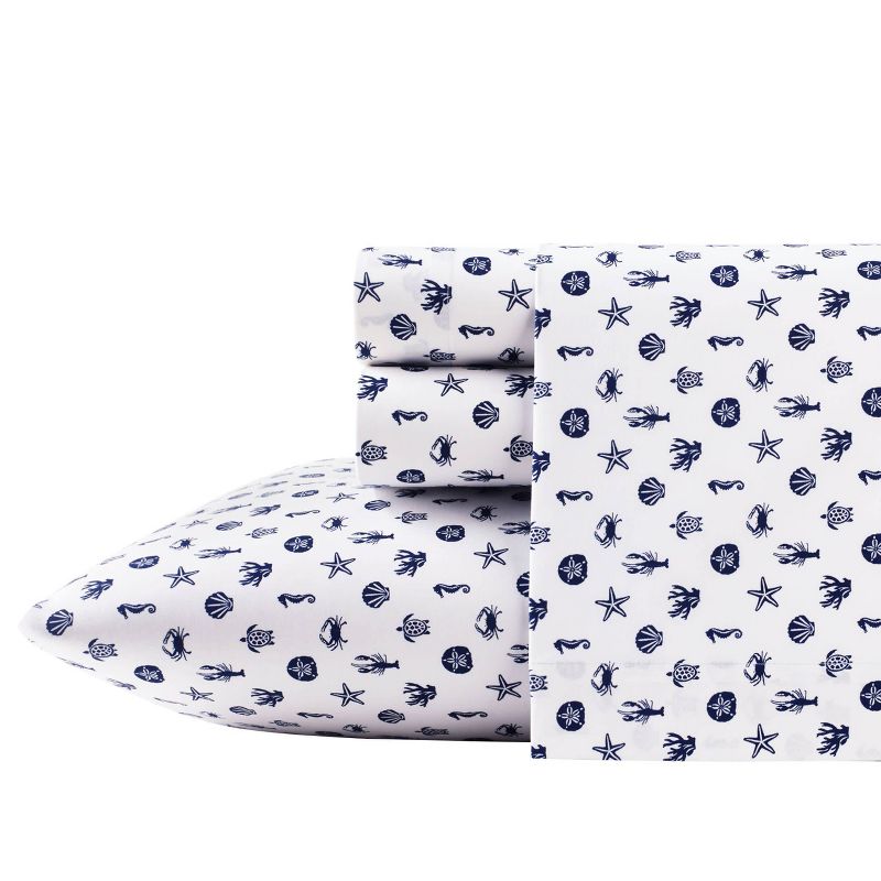 Printed Pattern Percale Cotton Sheet Set - Poppy & Fritz, 1 of 11
