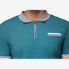 X RAY Men's Short Sleeve ribbed cuffs Polo Shirt - 3 of 4