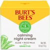 Burt's Bees Night Cream for Sensitive Skin - 1.8oz - image 2 of 4