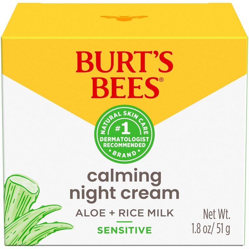 Burt's Bees Night Cream for Sensitive Skin - 1.8oz, 3 of 18