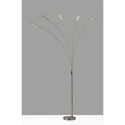 Zodiac Arc Lamp (Includes LED Light Bulb) Silver - Adesso