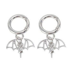 Unique Bargains Hollow Bat Shoelace Charms 1 Pair - 1 of 4