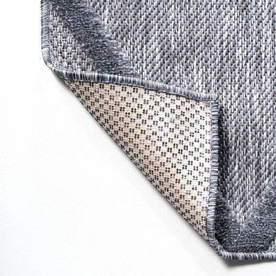 Transitional Diamond Trellis 3x5 Dark Gray Synthetic Area Rug