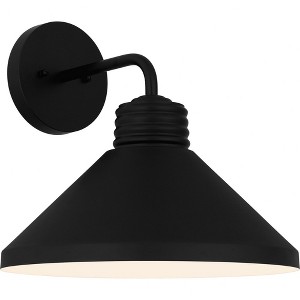 Quoizel Lighting Rencher 1 - Light Sconce in  Matte Black - 1 of 4