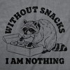 Mens Funny T Shirts Without Snacks I Am Nothing Sarcastic Graphic Novelty Tee For Men - Crazy Dog Men's T Shirt - 2 of 4