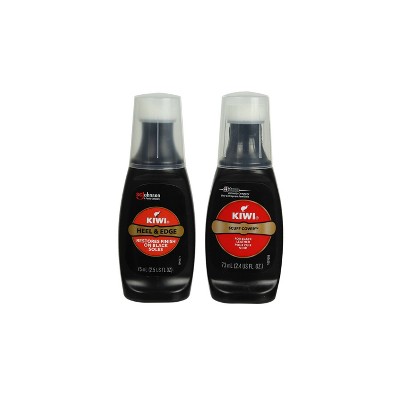 Kiwi Scuff Cover Liquid Shoe Polish Black Bottle With Sponge Applicator -  2.4oz : Target