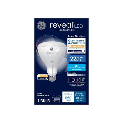 Ge 2pk 9w 60w Equivalent Reveal Led Hd+ Light Bulbs : Target