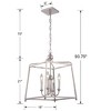 Crystorama Lighting Sylvan 4 - Light Chandelier in  Polished Nickel - 2 of 4