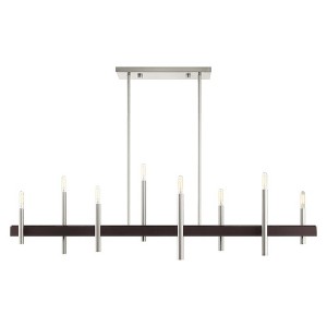 Livex Lighting Denmark 8 - Light Chandelier in  Brushed Nickel - 1 of 1