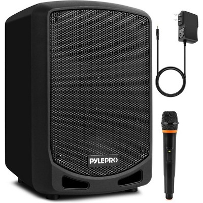 Pyle 600W Compact Bluetooth PA Karaoke Sound System with Wireless Microphone (PSBT65A) - Black