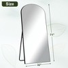 NicBex Large Floor Mirror Freestanding Mirror Modern Mirror Full Length for Living Room Bedroom, Entryway - 4 of 4