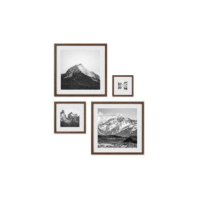 Haus and Hues Melrose Gallery Wall Frame Set with Real Glass and Mat