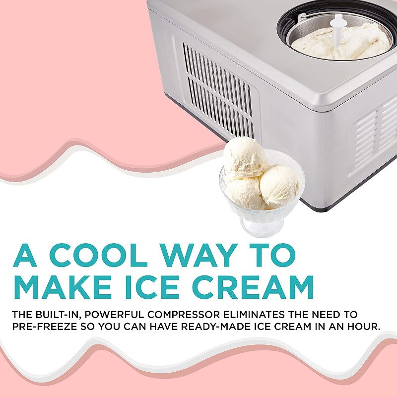 Ivation Automatic Soft Serve Ice Cream & Frozen Yogurt Maker Machine, 2 of 10