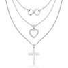 Ross-Simons Italian Sterling Silver Symbol Layered Necklace - 3 of 4