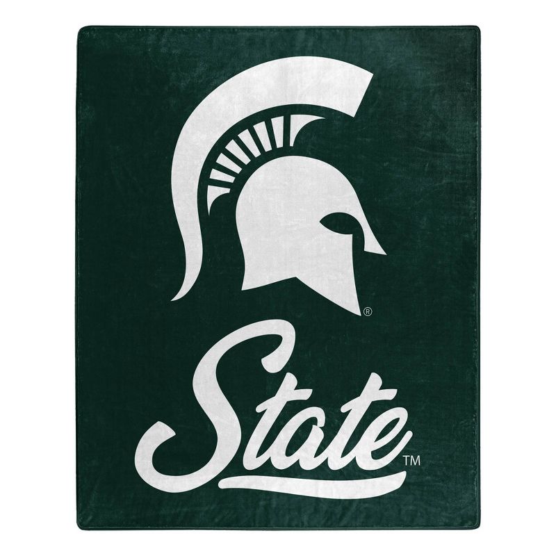 NCAA Signature Michigan State Spartans 50 x 60 Raschel Throw Blanket, 1 of 4