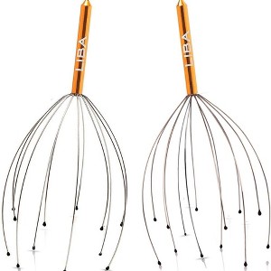 LiBa Scalp Massager Tool (2-Pack) for Head Hair Scratcher Massage w, Gentle Rubber Beads - 1 of 3
