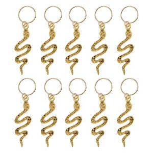 Unique Bargains Wings Hair Ring Pendants 10 Pcs - 1 of 4