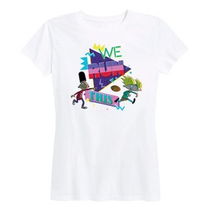 Women's - Hey Arnold! - Retro Arnold and Gerald Short Sleeve Graphic T-Shirt - 1 of 4