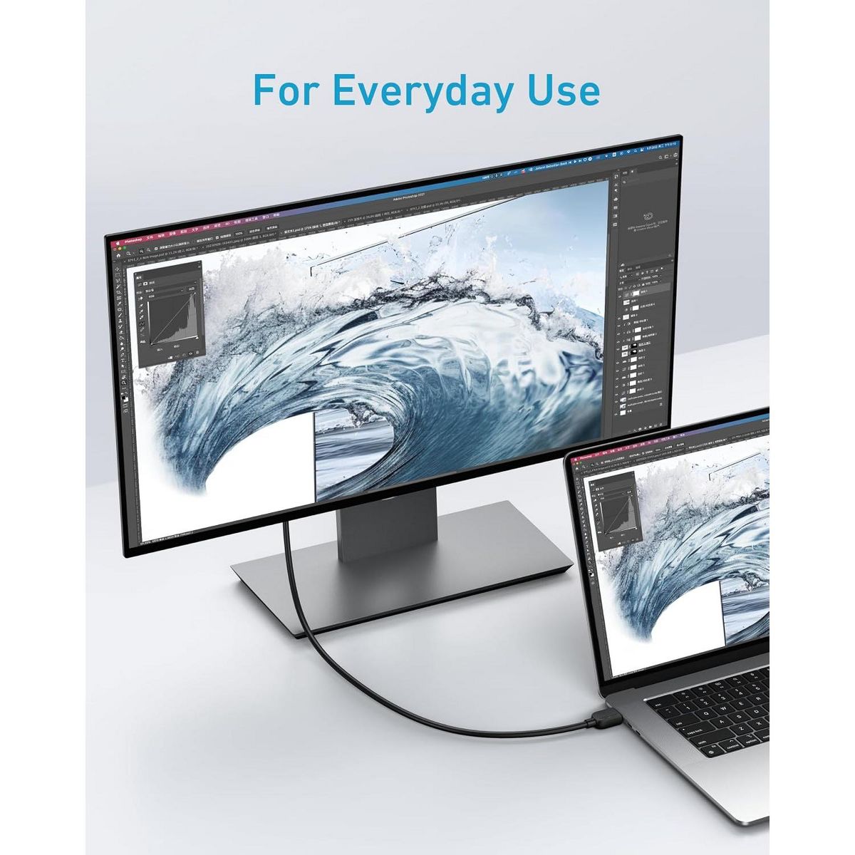 Anker HDMI Cable, Ultra HD HDMI to HDMI Cable with 8K@60Hz and 4K@120Hz - thumbnail 5