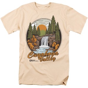 Cuyahoga Valley National Park Classic Adult T-Shirt Cream - 1 of 4