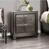 NicBex Nightstand with Drawers,Modern Side Table with Metal Handle,Bedside Table for Bedroom,Living Room - 2 of 4