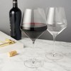 Viski Raye Angled Crystal Wine Glasses Set of 2 - image 2 of 4